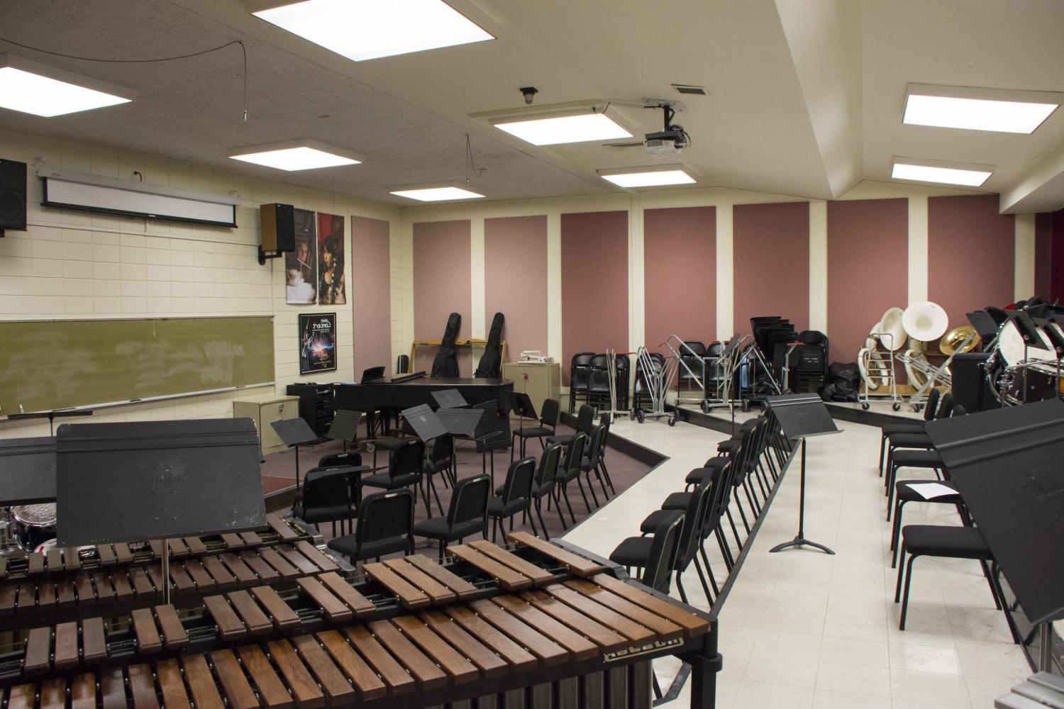 Carthage has two large ensemble rehearsal rooms for the vocal and instrumental music programs as well as a plethora of individual practic...